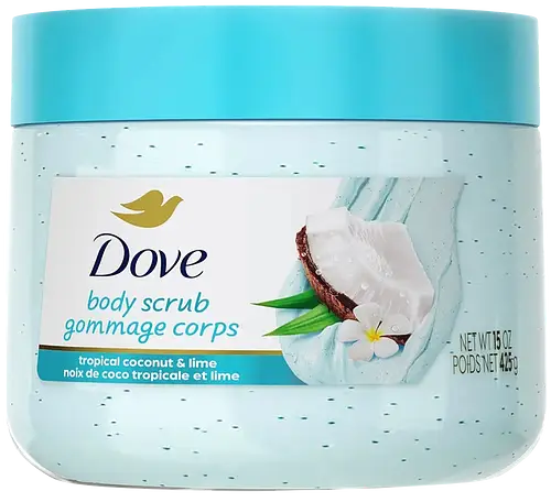 Dove Body Scrub Tropical Coconut & Lime