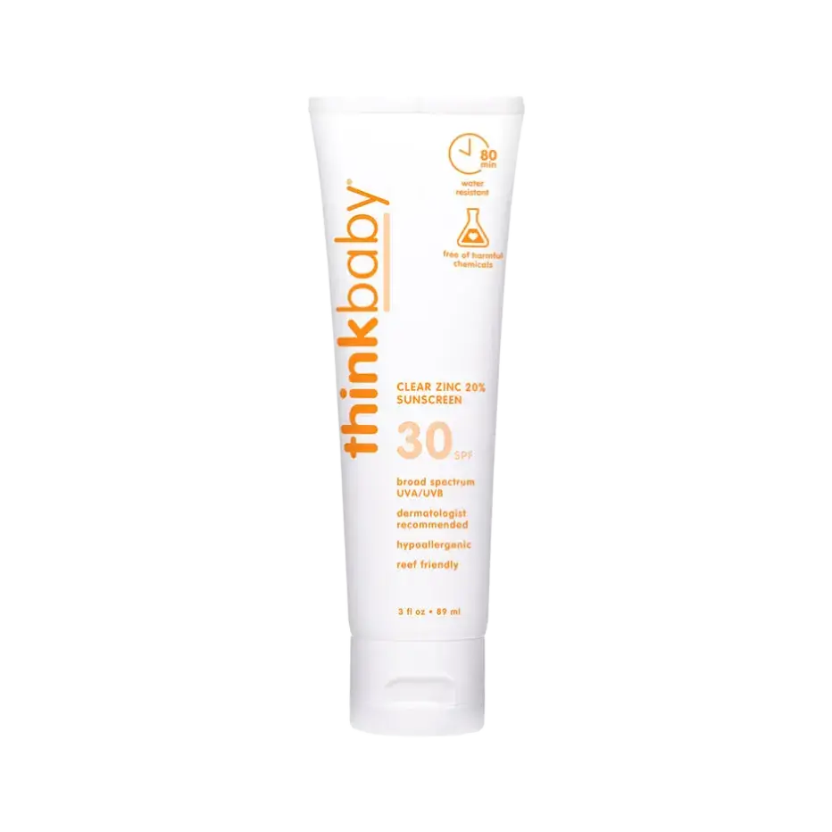 Think Sun Thinkbaby Clear Zinc 20% Sunscreen SPF 30