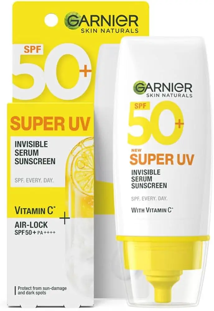 Garnier Super UV Invisible Serum Sunscreen SPF 50+ India