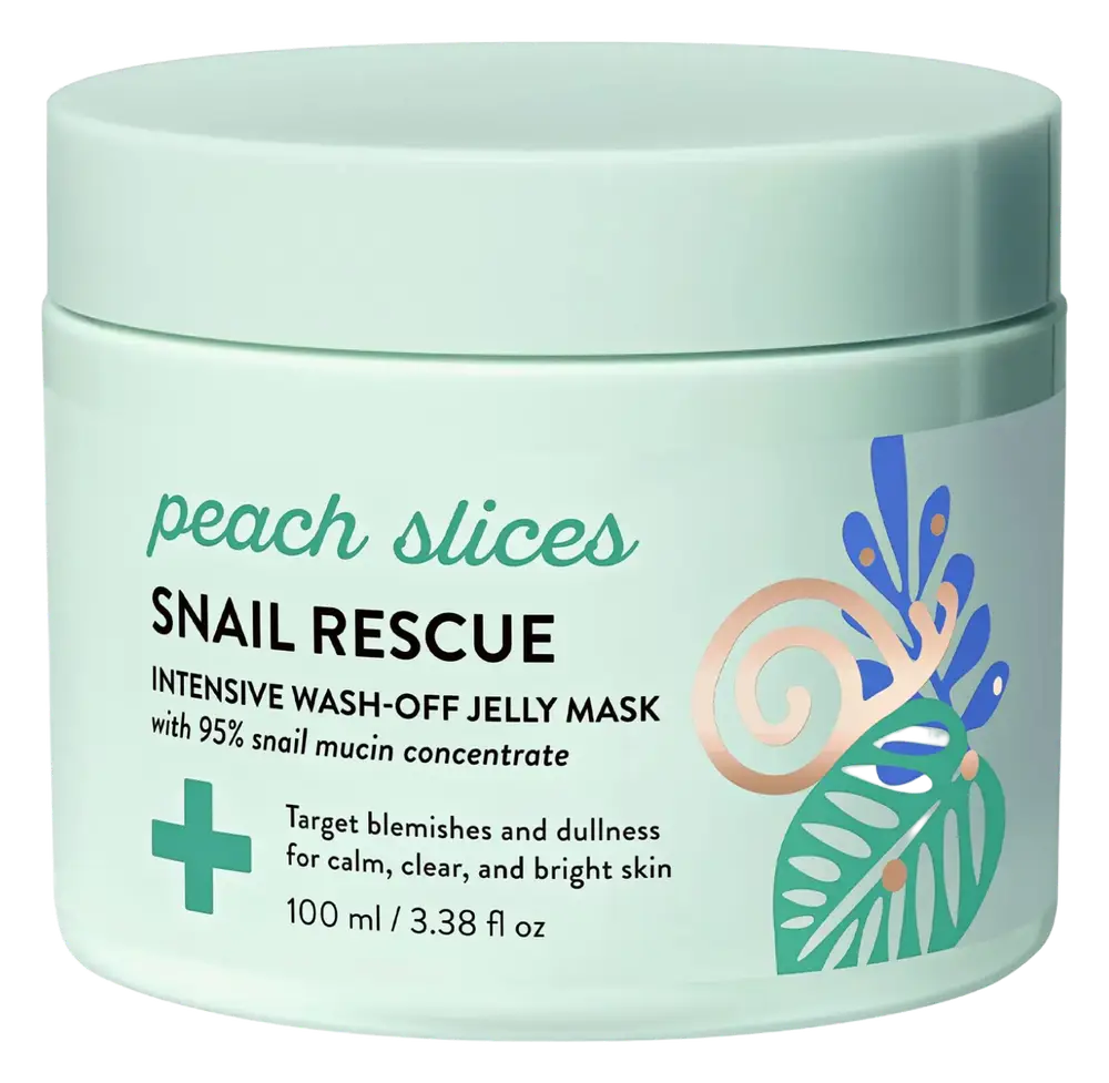 Peach Slices Snail Rescue Intensive Wash-Off Mask