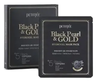 Petitfee Black Pearl & Gold Hydrogel Mask Pack