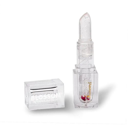 Blossom Shimmering Color-Changing Lip Balm Crystal