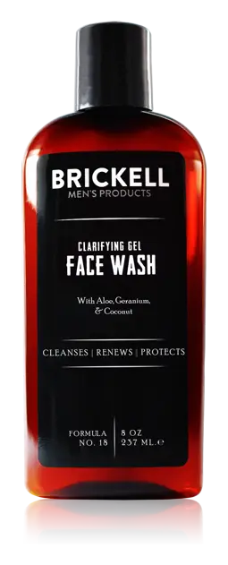 Brickell Men's Products Clarifying Gel Face Wash