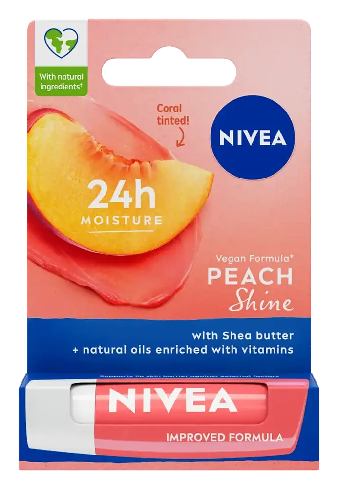 Nivea Peach Shine Lip Balm UK