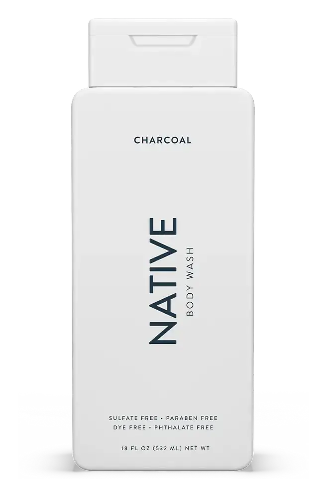 Native Body Wash Charcoal