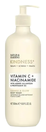 Baylis & Harding Kindness + Vitamin C & Niacinimide Cleanse & Glow Body Wash