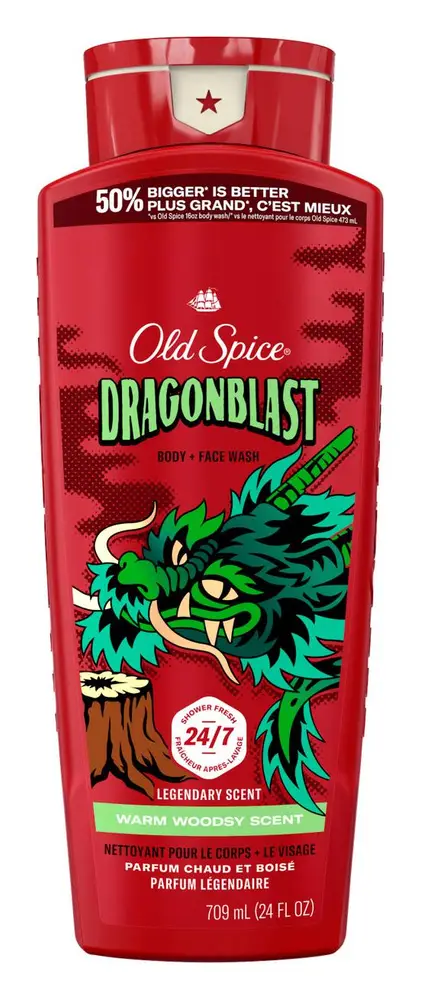 Old Spice GentleMan's Dragonblast Body + Face Wash
