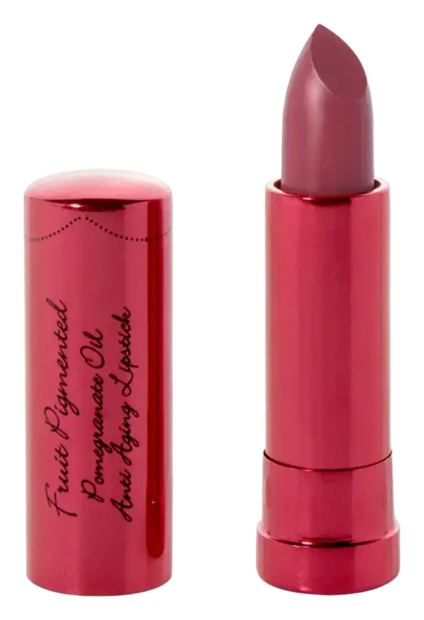 100% Pure Fruit Pigmented Pomegranate Oil Anti-Aging Lipstick Black Rose