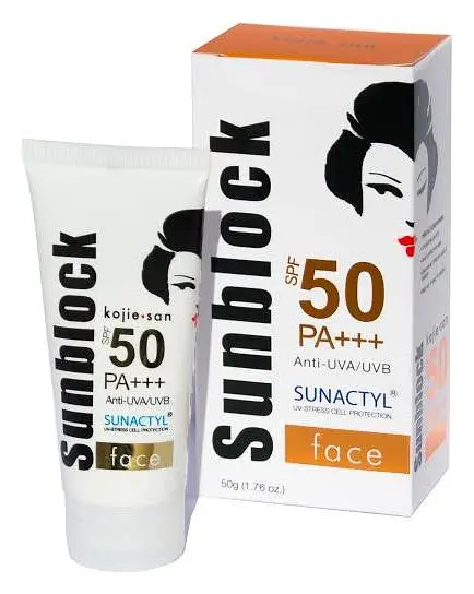 Kojie San Sunblock SPF 50 PA+++ Sunactyl Face
