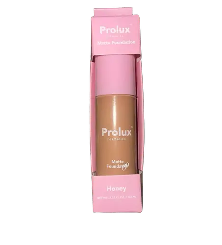 Prolux Cosmetics Matte Foundation Honey