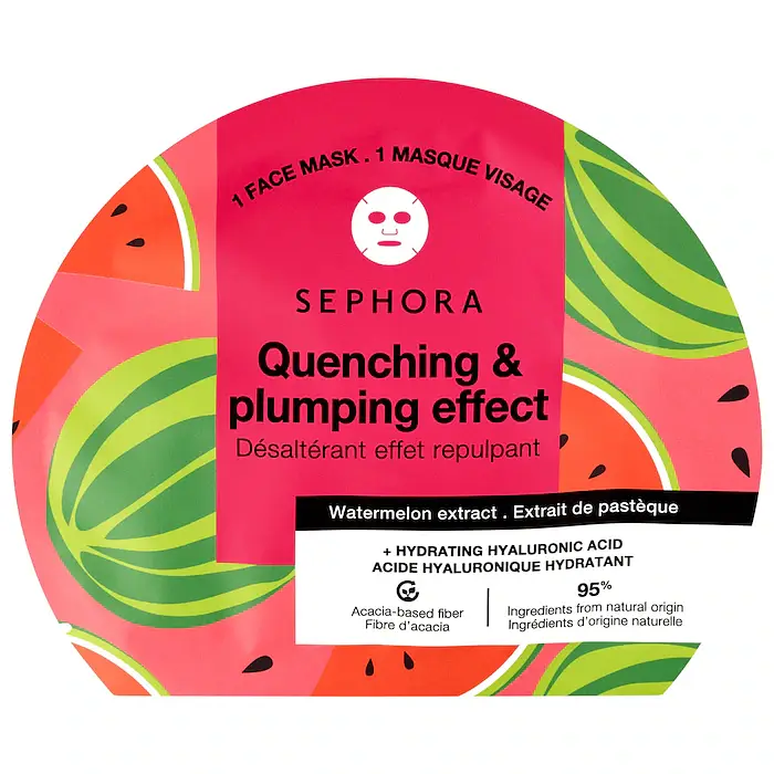 Sephora Collection Hydrating Hyaluronic Acid Face Mask Watermelon