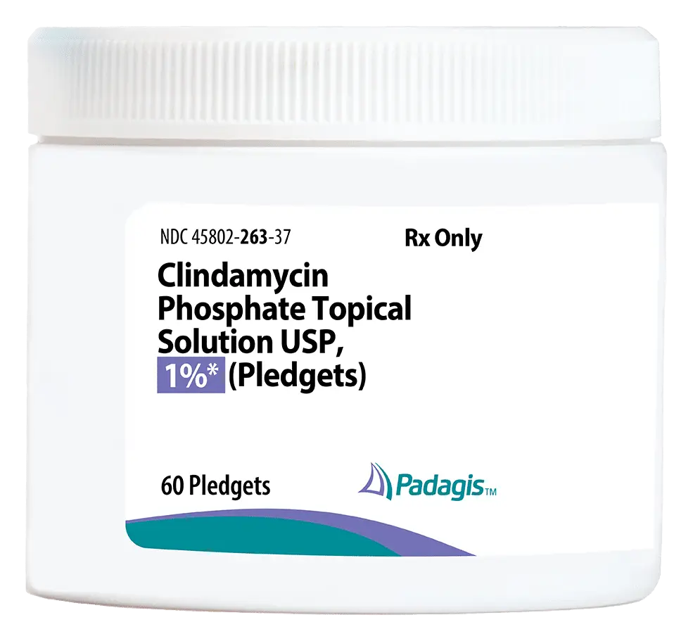 Padagis Clindamycin Phosphate Topical Solution 1% Pledgets