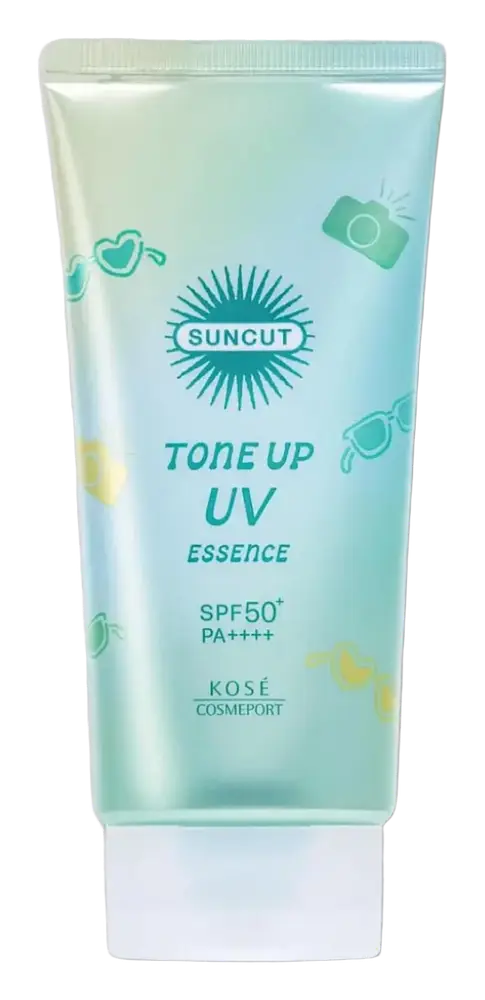 Kosé Suncut Tone Up UV Essence SPF 50+ PA++++ Mint Green