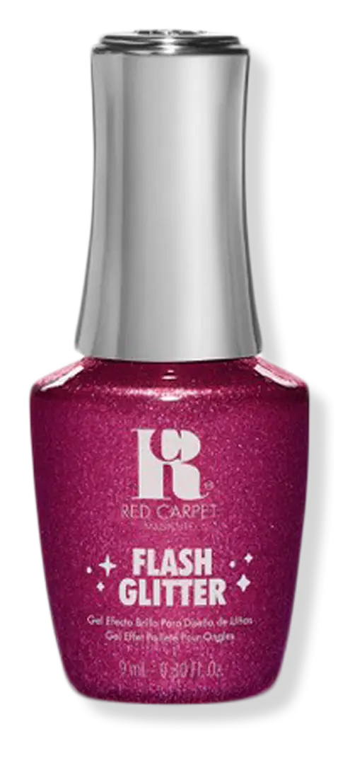 Red Carpet Manicure Flash Glitter Special Effect Gel Polish Razzle Dazzle Darling