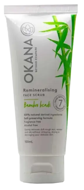 Okana Bamboo Beads Remineralising Face Scrub