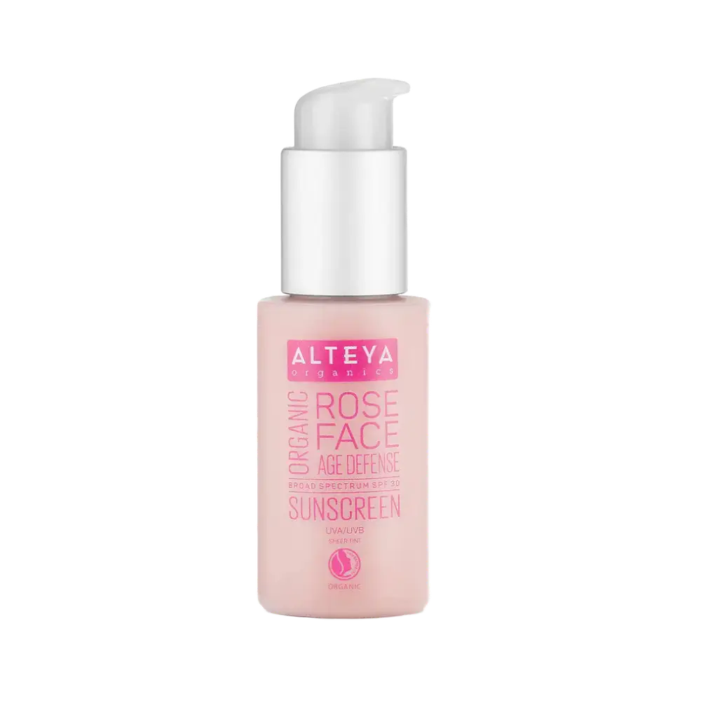 Alteya Organics Organic Sunscreen Rose Face Cream SPF 30