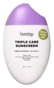 Facetology Triple Care Sunscreen SPF 40