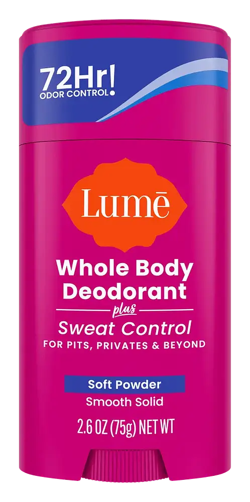 Lume Solid Stick Deodorant + Sweat Control Soft Powder