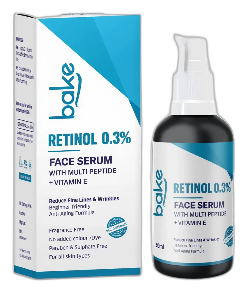 Bake Retinol 0.3% Face Serum With Multi Peptides