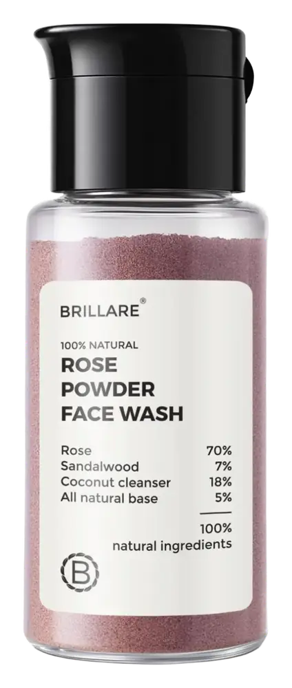 Brillare Rose Powder Face Wash