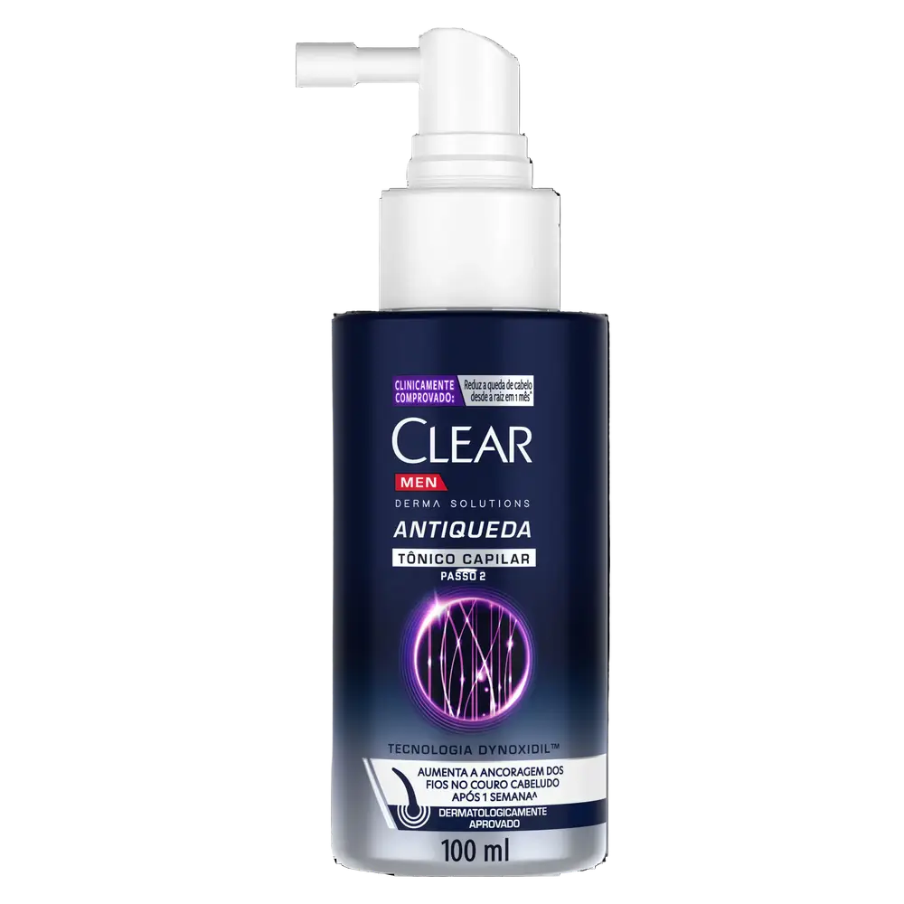 Clear Men Derma Solutions Antiqueda Tônico Capilar