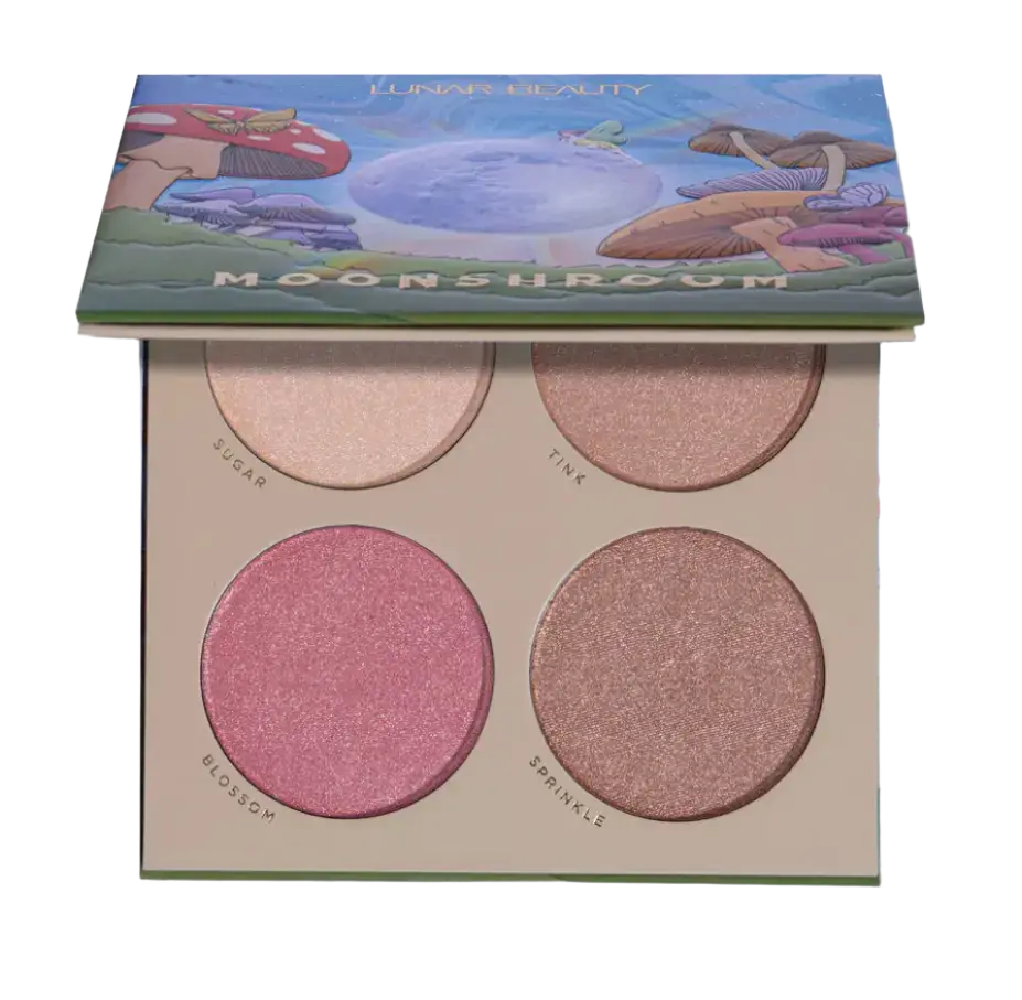 Lunar Beauty Moonshroom Highlighter Palette