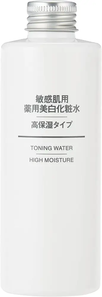 Muji Sensitive Skin Brightening Toning Water High Moisture