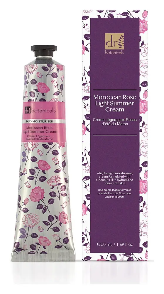 Dr Botanicals Moroccan Rose Light Summer Cream
