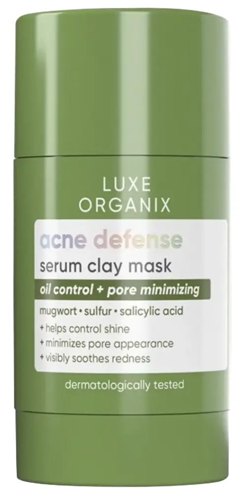 Luxe Organix Acne Defense Serum Clay Mask