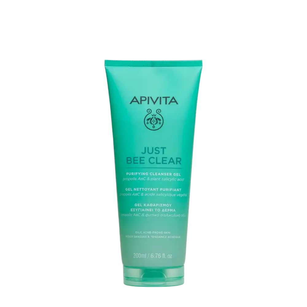 Apivita Natural Cosmetics Just Bee Clear Purifying Cleanser Gel