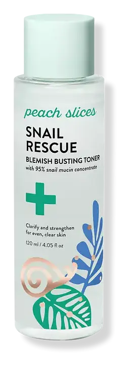 Peach Slices Snail Rescue Blemish Busting Toner
