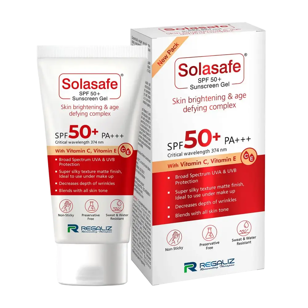 Regaliz Medicare Solasafe Sunscreen Gel SPF 50+