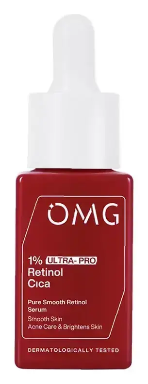 OMG Beauty 1% Ultra-Pro Retinol Cica Pure Smooth Serum