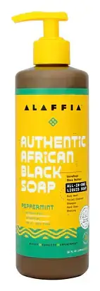 Alaffia Authentic African Black Soap All-In-One Peppermint