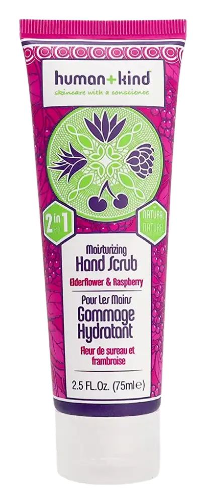 human+kind Hand Scrub Elderflower & Raspberry