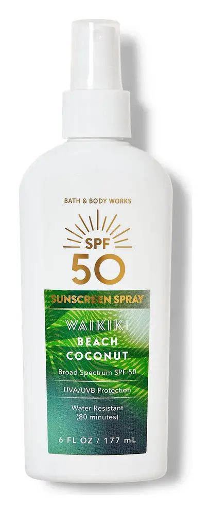 Bath & Body Works Waikiki Beach Coconut SPF 50 Spray