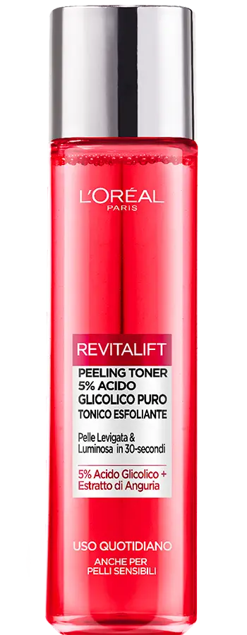 L'Oreal Revitalift Peeling Toner With 5% Glycolic Acid Italy