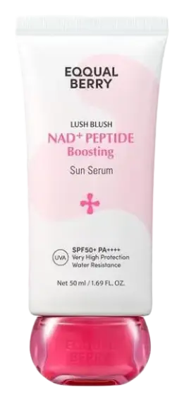 Eqqualberry NAD+ Peptide Boosting Sun Serum SPF 50+