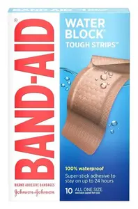Band-Aid Water Block Tough Strip Bandages