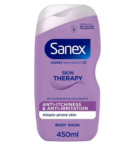 Sanex Skin Therapy Anti-Itchiness & Anti-Irritation Shower Gel Body Wash