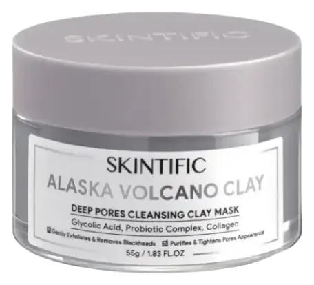 Skintific Alaska Volcano Deep Pores Cleansing Clay Mask