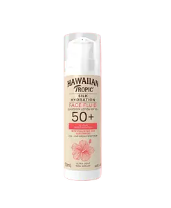 Hawaiian Tropic Silk Hydration Face Fluid Sunscreen Lotion SPF50+