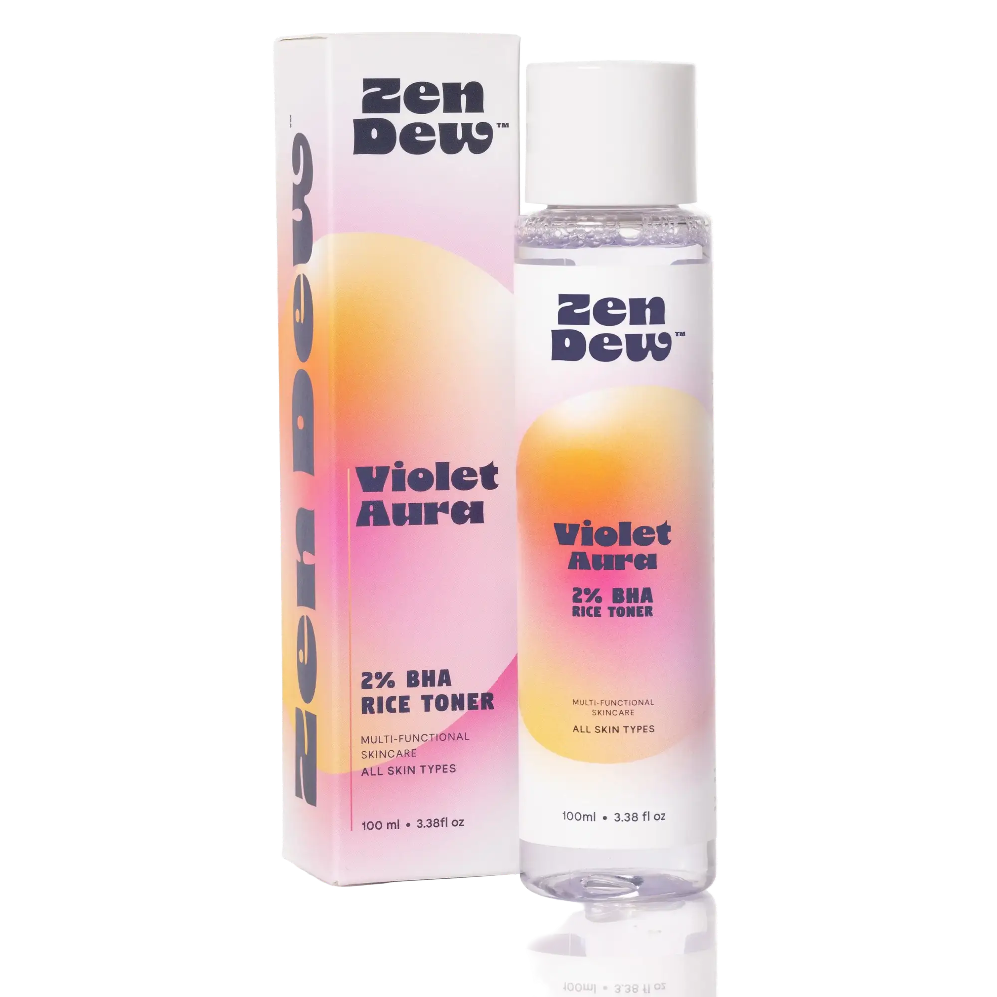 Zen Dew Violet Aura 2% BHA Rice Toner