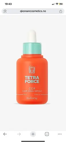 Elishacoy Tetraforce Clear Green Ampoule