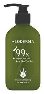 Aloderma 99% Pure Aloe Vera Gel Hydrating & Soothing