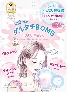 Clear Turn Glutathione Bomb Face Mask