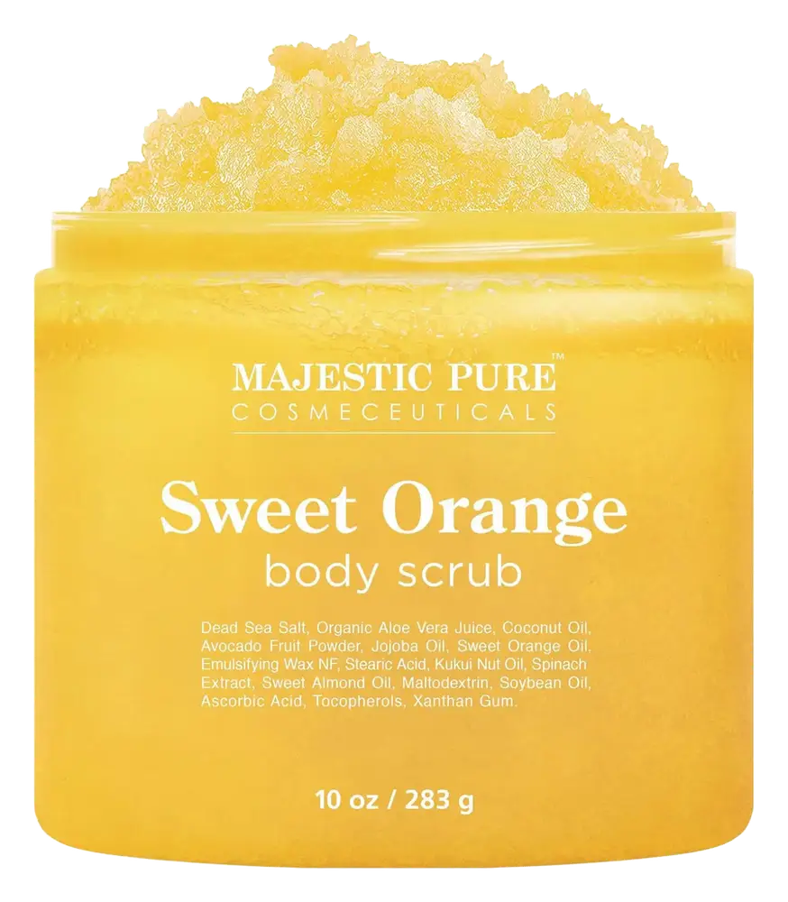 Majestic Pure Cosmeceuticals Sweet Orange Body Scrub