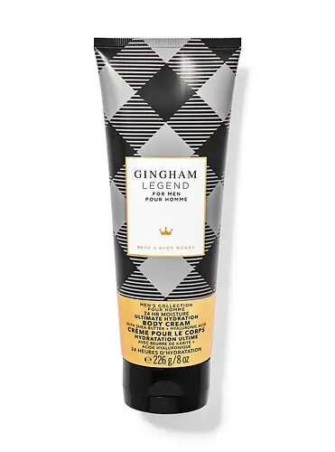 Bath & Body Works Ultimate Hydration Body Cream Gingham Legend
