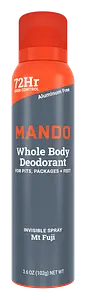 Mando Invisible Spray Deodorant Mt Fuji