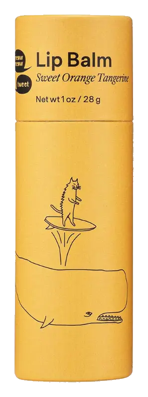 Meow Meow Tweet Vegan Lip Balm Sweet Orange Tangerine